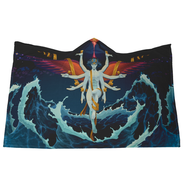 Mind Over Chaos Hooded Blanket