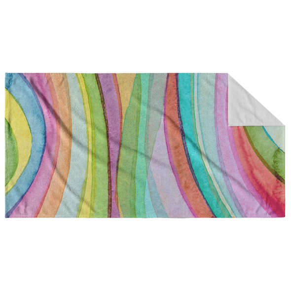 Watercolor Beach Towel