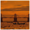 Puente Sobre El Lago De Maracaibo Venezuela Canvas Wall Art