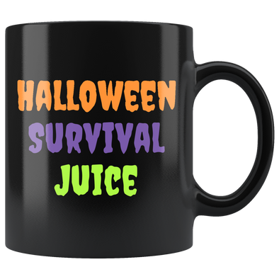 Halloween Survival Juice 11oz Black Mug