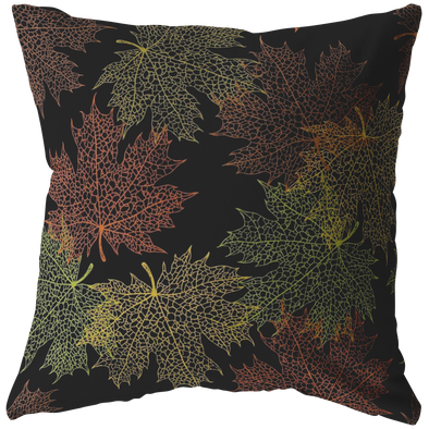 Fall Leaves Throw Pillow