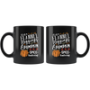Flannel Leggins and Pumpkin Spice 11oz Black Mug