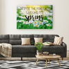 Live Like It's Spring Canvas Wall Art