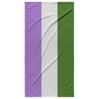 Queer Pride Flag Beach Towel