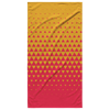 Geometric Red & Yellow Beach Towel