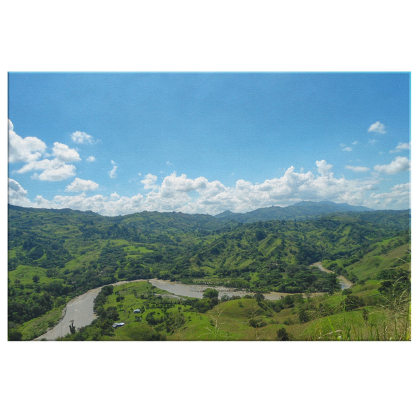 Rio De Cauca Colombia Canvas Wall Art