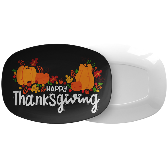 Happy Thanksgiving 10" x 14" Serving Platter