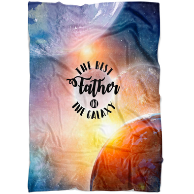The Best Father In The Galaxy Fleece Blanket