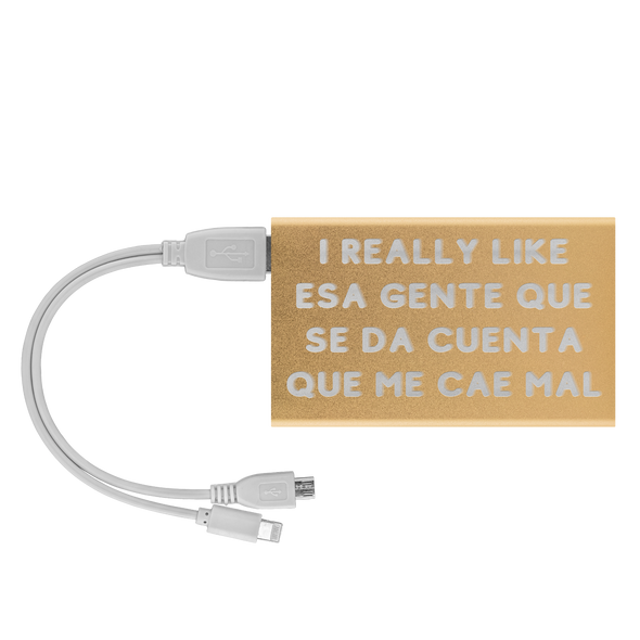 I Really Like Esa Gente Que Se Da Cuenta Que Me Cae Mal Power Bank