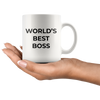 World's Best Boss 11oz White Mug