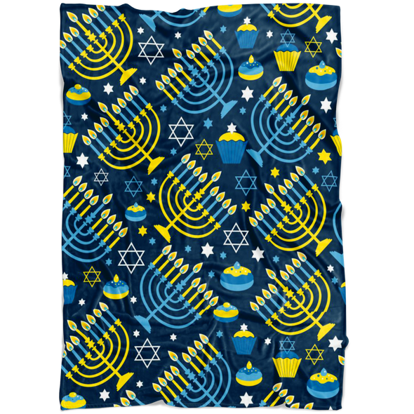 Love & Light - Blue Fleece Blanket