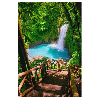 Cataracas Celeste Tenorio National Park Costa Rica Canvas Wall Art