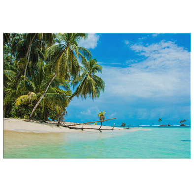 Cayo Zapatilla Bocas Del Toro Panama Canvas Wall Art