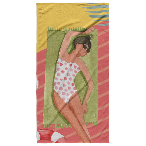 Catching Some Rays Beach Towel