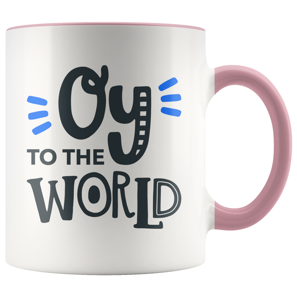 Oy To The World 11oz Accent Mug