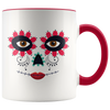 Dia de los Muertos Girl 11oz Accent Mug