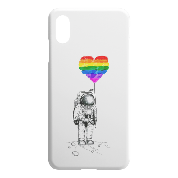 Astronaut and Pride iPhone Case