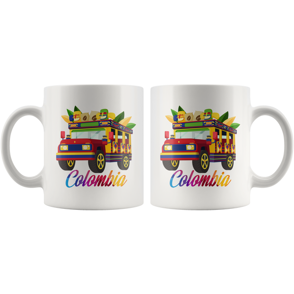 Colombia Chiva 11oz White Mug