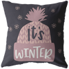 Such a Pretty Winter Throw Pillow