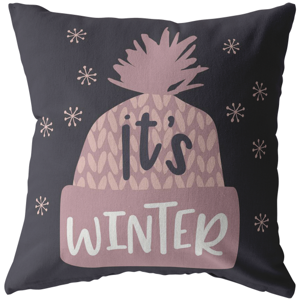 Such a Pretty Winter Throw Pillow