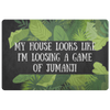 Loosing A Game Of Jumanji Floor Mat