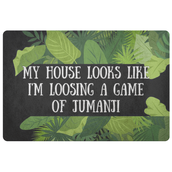 Loosing A Game Of Jumanji Floor Mat