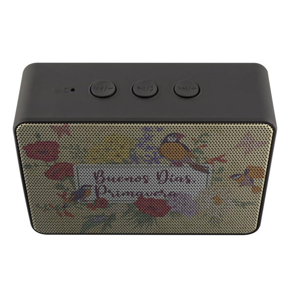 Flowers & Parakeet Bluetooth Speaker