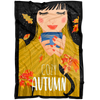 Cozy Autumn Fleece Blanket