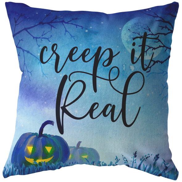 Creep It Real Throw Pillow