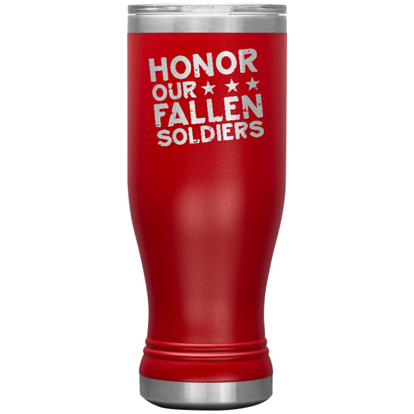 Honor Our Fallen Soldiers 20oz Modern Tumbler