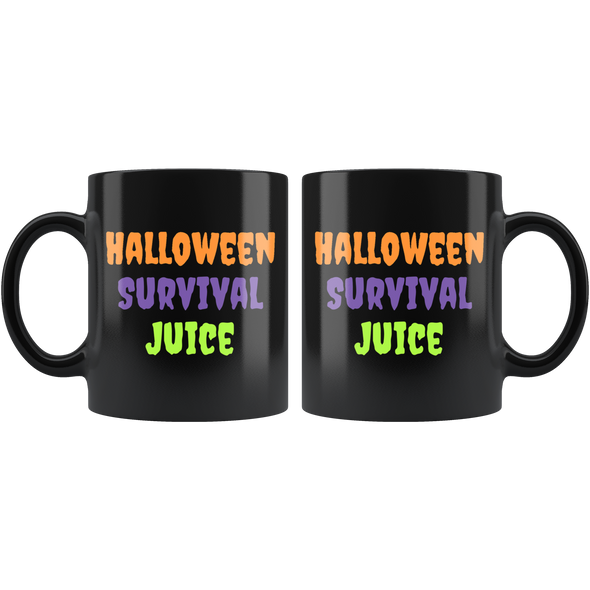 Halloween Survival Juice 11oz Black Mug