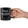 Happy Hanukkah Ya Shmutsik Khaye 11oz Black Mug