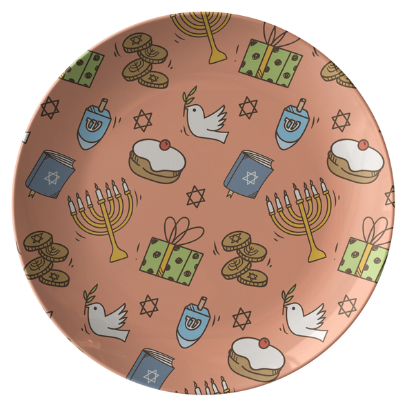 Peace, Love and Hanukkah 10" Dinner Plate