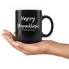 Happy Hanukkah Ya Shmutsik Khaye 11oz Black Mug