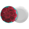 Roses In Aqua 10" Dinner Plate