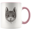 Cat with a Secret 11oz Accent Mug