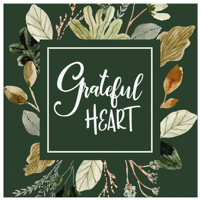 Grateful Heart Canvas Wall Art