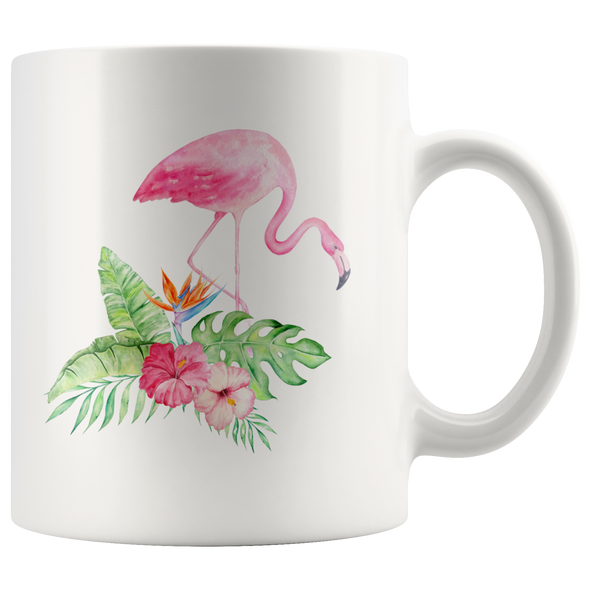 Tropical Flamingo 11oz Accent Mug
