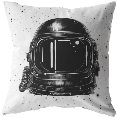 Astrohead Throw Pillow