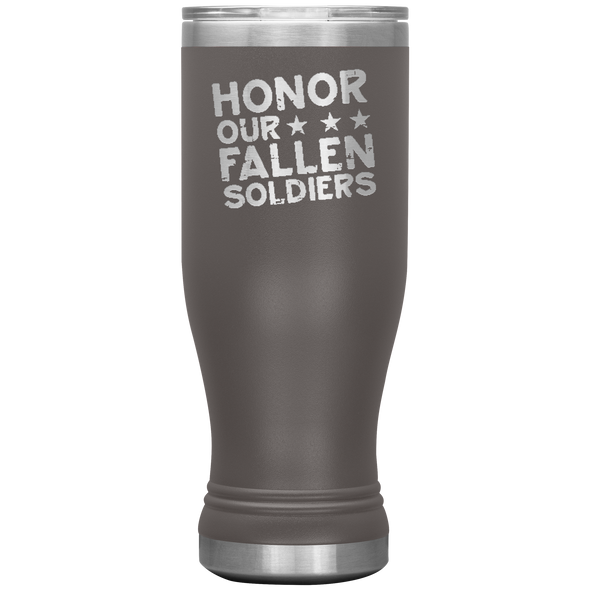 Honor Our Fallen Soldiers 20oz Modern Tumbler