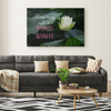 Blossoming Into A Badass Woman Canvas Wall Art