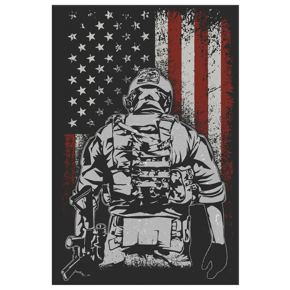 We Honor Those Who Served Canvas Wall Art