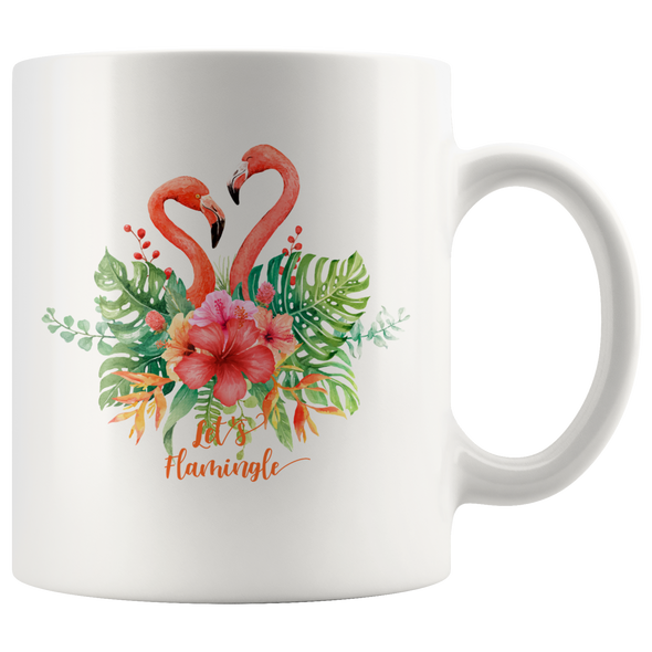 Let's Flamingle 11oz Accent Mug