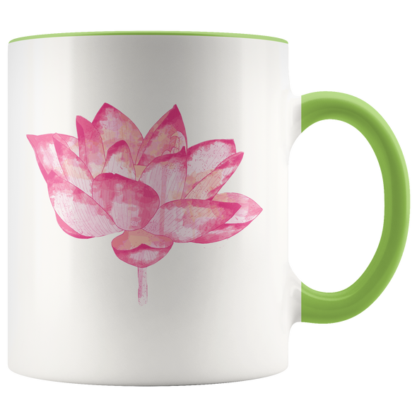 Pink Lotus 11oz Accent Mug
