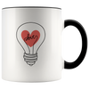 Love Lightbulb 11oz Accent Mug