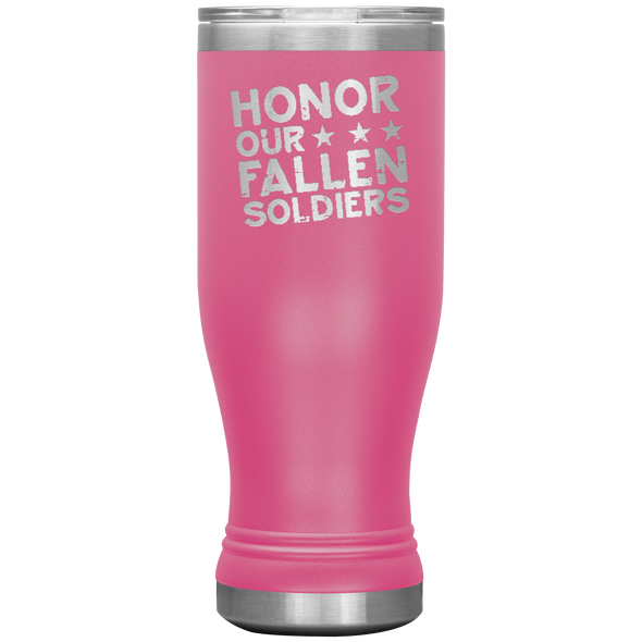 Honor Our Fallen Soldiers 20oz Modern Tumbler