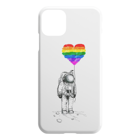 Astronaut and Pride iPhone Case