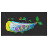 Psychedelic Whale Beach Towel