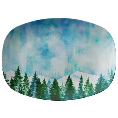 Frozen Forest 14" Serving Platter