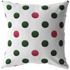 A Pretty Pink Christmas Throw Pillow